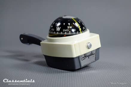 SOLD to Germany: Vintage Original 1960s / early 1970s Nomad Airguide Auto Compass Model 79 Deluxe Rare Cream White BRAND NEW in Box! - Image 5