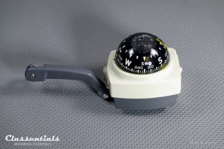 SOLD to Germany: Vintage Original 1960s / early 1970s Nomad Airguide Auto Compass Model 79 Deluxe Rare Cream White BRAND NEW in Box! - Image 7