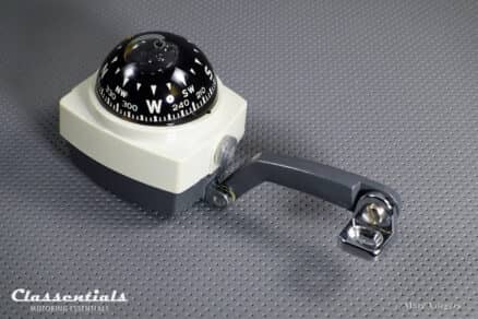 SOLD to Germany: Vintage Original 1960s / early 1970s Nomad Airguide Auto Compass Model 79 Deluxe Rare Cream White BRAND NEW in Box! - Image 8