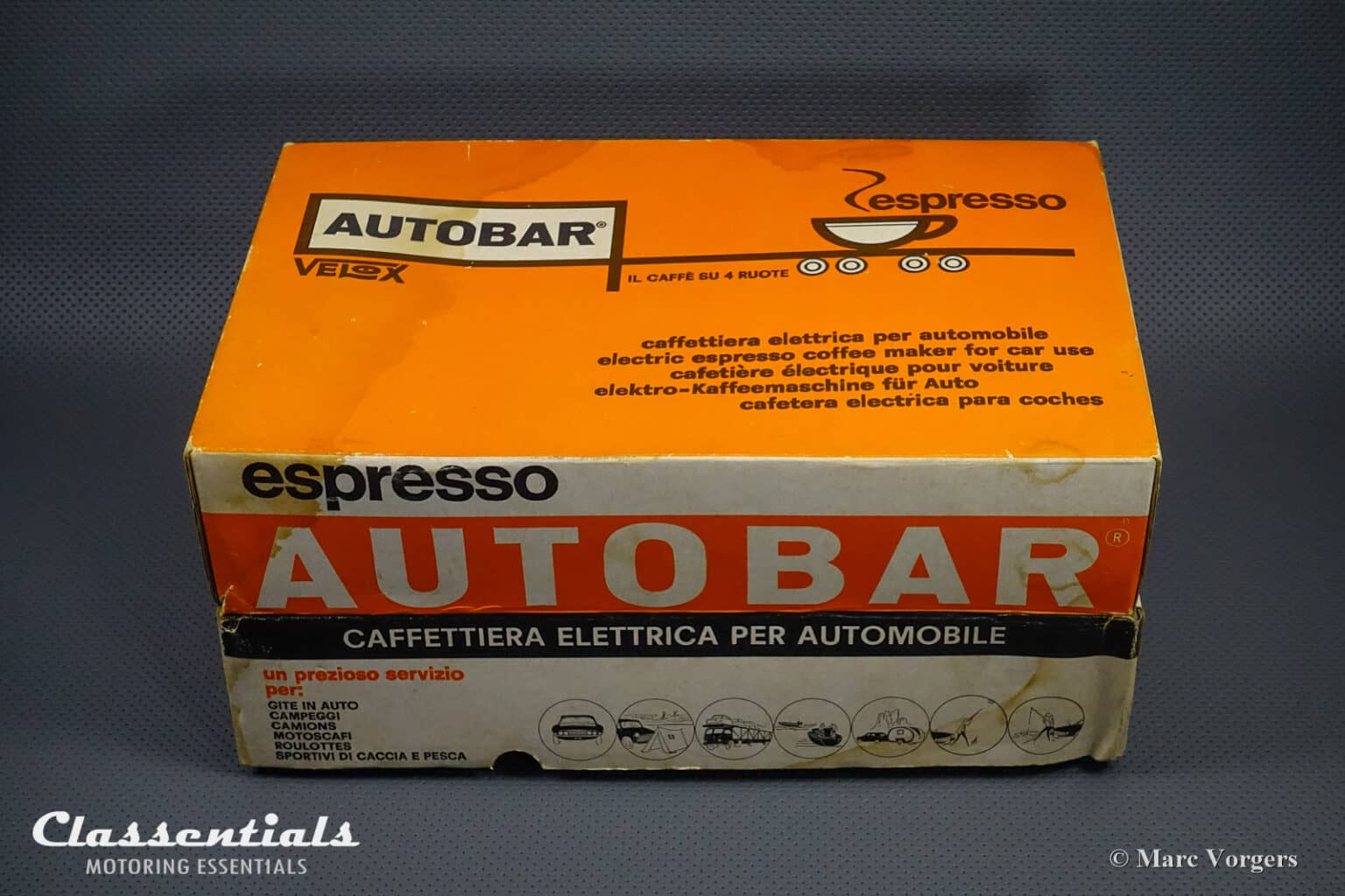 Vintage Original 1969 VELOX 12V Autobar Classic Car Espresso / Coffee
