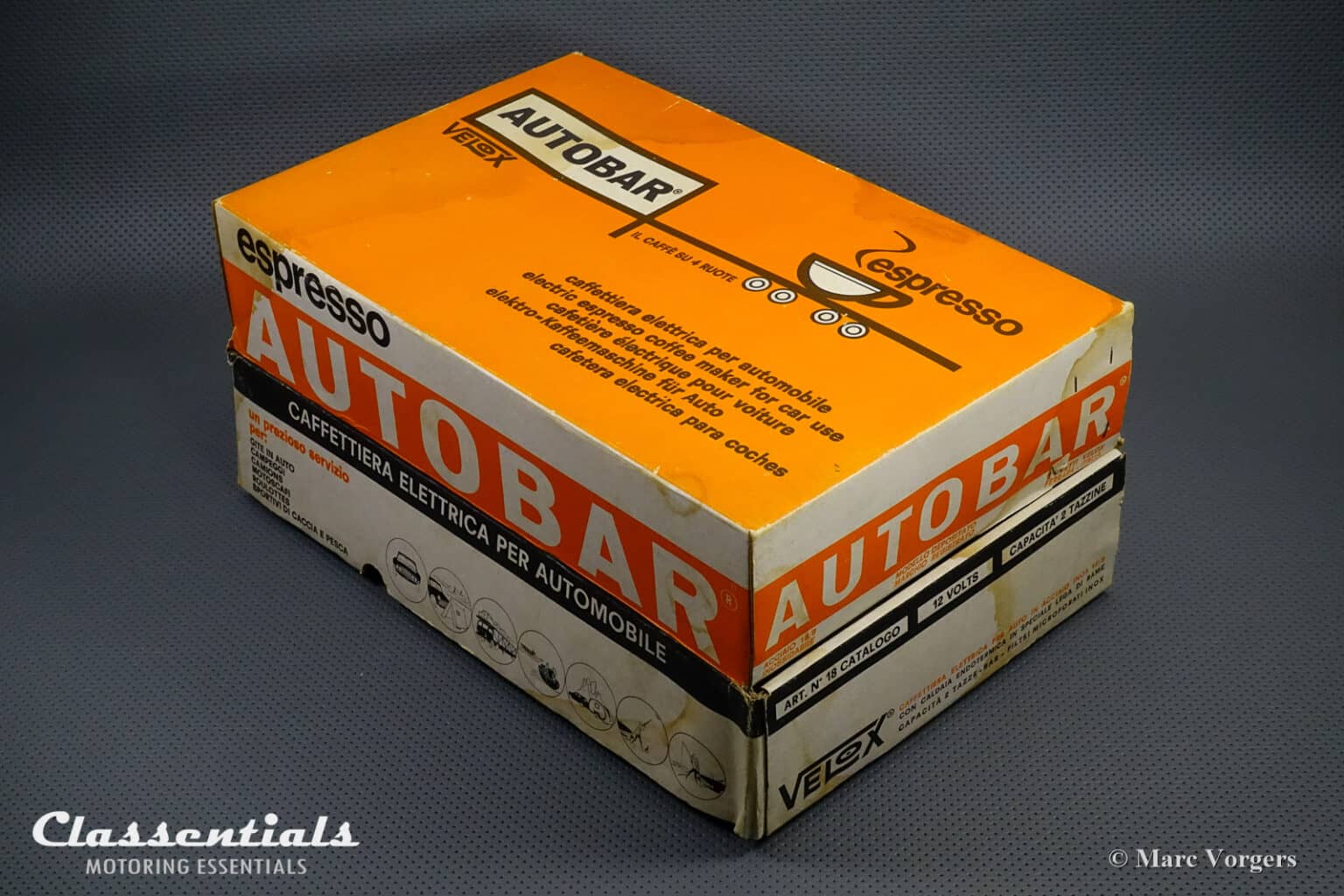 Vintage Original 1969 VELOX 12V Autobar Classic Car Espresso / Coffee