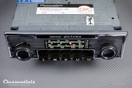 SOLD to Portugal: BECKER EUROPA LMKU Vintage Original High-End Auto Radio, Mercedes-Benz and Other Exclusive Cars 1968 -1978 INCLUDING Classentials Deluxe BLUETOOTH Module - Image 5