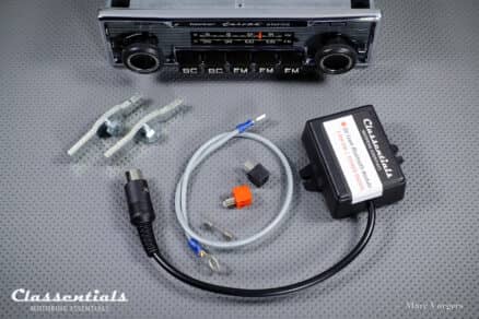 SOLD to Singapore: BECKER EUROPA STEREO MU (AM/FM 108 Mhz) Very Rare 1970s Vintage Original Top-End Classic Car Auto Radio for Mercedes-Benz and Other Exclusive Cars 1968 -1978 INCLUDING Classentials Bluetooth Stereo Module - Image 2