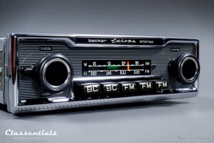 SOLD to Singapore: BECKER EUROPA STEREO MU (AM/FM 108 Mhz) Very Rare 1970s Vintage Original Top-End Classic Car Auto Radio for Mercedes-Benz and Other Exclusive Cars 1968 -1978 INCLUDING Classentials Bluetooth Stereo Module - Image 3