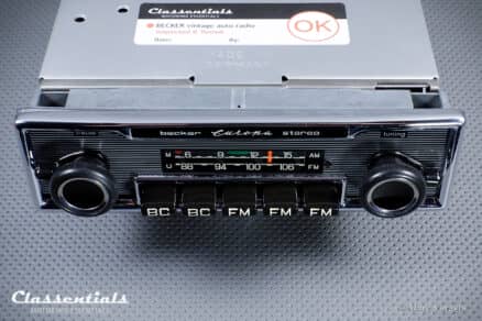SOLD to Singapore: BECKER EUROPA STEREO MU (AM/FM 108 Mhz) Very Rare 1970s Vintage Original Top-End Classic Car Auto Radio for Mercedes-Benz and Other Exclusive Cars 1968 -1978 INCLUDING Classentials Bluetooth Stereo Module - Image 5