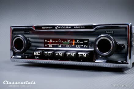 SOLD to Singapore: BECKER EUROPA STEREO MU (AM/FM 108 Mhz) Very Rare 1970s Vintage Original Top-End Classic Car Auto Radio for Mercedes-Benz and Other Exclusive Cars 1968 -1978 INCLUDING Classentials Bluetooth Stereo Module - Image 7