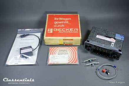 SOLD to Portugal: BECKER EUROPA II STEREO LMKU Super Rare 1970s Vintage Original Top-End Classic Car Auto Radio for Mercedes-Benz and Other Exclusive Cars 1968 -1978 NEW IN BOX - INCLUDING Classentials Bluetooth Stereo Module - Image 2