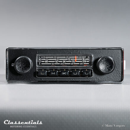 SOLD to Mexico: Grundig LMKU Volkswagen 108 Mhz, Rare 1969 Vintage Original Classic Car Auto Radio for VW & Karmann Ghia Cars With Metal Dashboard 1968 – 1973, INCLUDING Classentials Deluxe BLUETOOTH Module!