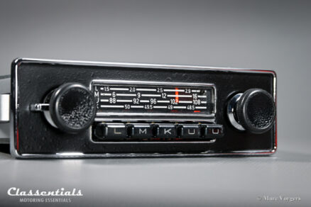 SOLD to Mexico: Grundig LMKU Volkswagen 108 Mhz, Rare 1969 Vintage Original Classic Car Auto Radio for VW & Karmann Ghia Cars With Metal Dashboard 1968 – 1973, INCLUDING Classentials Deluxe BLUETOOTH Module! - Image 2