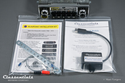 SOLD to Sweden: BLAUPUNKT FRANKFURT Y 1967 Vintage Original High-End Classic Car Auto Radio for Aston Martin DB4 / DB5 / DB6, Jaguar Mk II, E-Type S2, Maserati, Ferrari and Other Exclusive Cars of the Period – Including Classentials DeLuxe Bluetooth Module! - Image 7