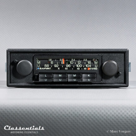 BLAUPUNKT FRANKFURT STEREO 7635 HIGH-END Vintage Original Auto Radio for Ferrari 512, Porsche 928, and Other Exclusive Sports Cars 1975 - 1982, Including Classentials Deluxe Stereo Bluetooth Module!