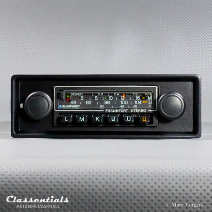 SOLD to the United States: BLAUPUNKT FRANKFURT STEREO SUPER ARIMAT 18 Watt HIGH-END Vintage Original Auto Radio for PORSCHE 911 / 930 G-Series 1978 - 1985, Including Classentials Deluxe Stereo Bluetooth Module and Original Owners Manual!