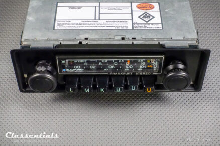 SOLD to the United States: BLAUPUNKT FRANKFURT STEREO SUPER ARIMAT 18 Watt HIGH-END Vintage Original Auto Radio for PORSCHE 911 / 930 G-Series 1978 - 1985, Including Classentials Deluxe Stereo Bluetooth Module and Original Owners Manual! - Image 6
