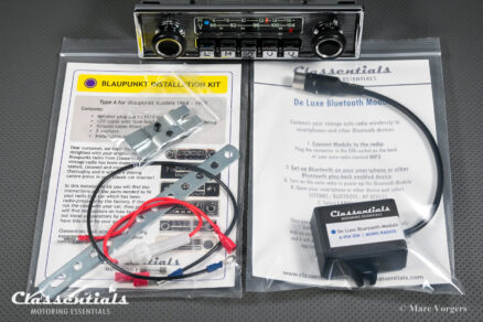 BLAUPUNKT KARLSRUHE DELUXE 7632 Very Rare Vintage Original High-End Classic Car Auto Radio for Mercedes-Benz and Other Luxury Cars 1968 -1978, Including Classentials Deluxe Bluetooth Module! - Image 2