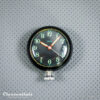 SOLD to the USA: Vintage Original 1960s Black SMITHS Motor Watch Magnetic Dashboard Clock For Austin Healey, Jaguar, MG, Triumph and Other British Sports and Rally Cars with a Metal Dashboard