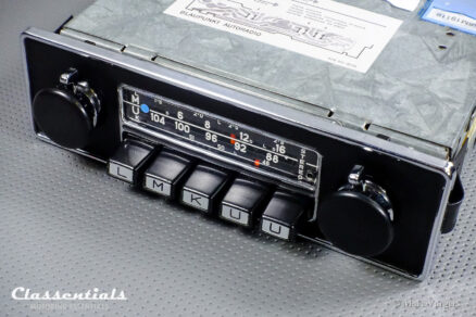 BUILT TO ORDER: BLAUPUNKT FRANKFURT STEREO 1969/71 ULTRA RARE Vintage Original TOP-END Classic Car Auto Radio for Audi 100, Porsche 911, Jaguar E-type S3 and Other Classic Cars with 1-DIN Dashboard Radio Aperture, Including Classentials Deluxe Stereo Bluetooth Module! - Image 7