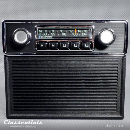 BUILT TO ORDER: Blaupunkt Münster 1970s Vintage Original High-End Classic Car Auto Radio for BMW 02-Series E10 Sedan / Touring / Ti / Tii / Baur Models 1966 - 1974 with Console Front, Speaker AND Classentials Deluxe Bluetooth Module!