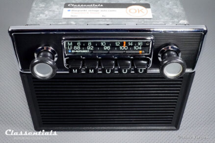BUILT TO ORDER: Blaupunkt Münster 1970s Vintage Original High-End Classic Car Auto Radio for BMW 02-Series E10 Sedan / Touring / Ti / Tii / Baur Models 1966 - 1974 with Console Front, Speaker AND Classentials Deluxe Bluetooth Module! - Image 4