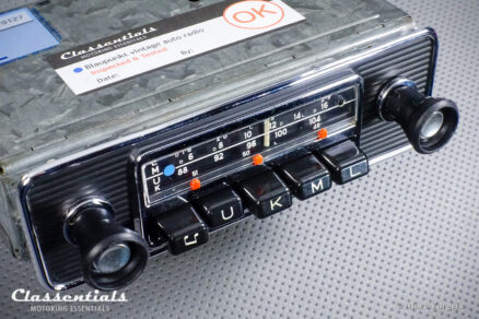 SOLD to the Netherlands: BLAUPUNKT ESSEN 7631 Vintage Original Auto Radio for Sports Cars of the 1960s, MP3 and Bluetooth Ready! - Image 4