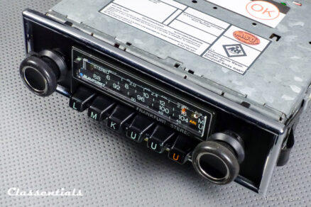 SOLD to Sweden: BLAUPUNKT FRANKFURT STEREO SUPER ARIMAT 18 Watt HIGH-END Vintage Original Auto Radio for Mercedes-Benz and ALL Classic Cars with 1-DIN Radio Aperture 1978 - 1985, Including Classentials Deluxe Stereo Bluetooth Module! - Image 6