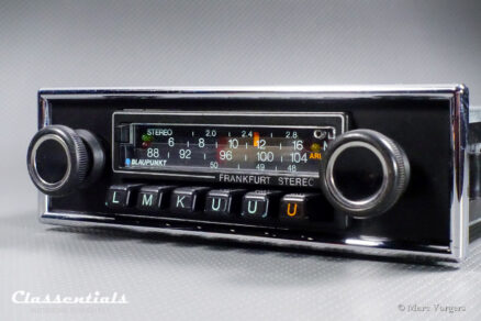 SOLD to Sweden: BLAUPUNKT FRANKFURT STEREO SUPER ARIMAT 18 Watt HIGH-END Vintage Original Auto Radio for Mercedes-Benz and ALL Classic Cars with 1-DIN Radio Aperture 1978 - 1985, Including Classentials Deluxe Stereo Bluetooth Module! - Image 7
