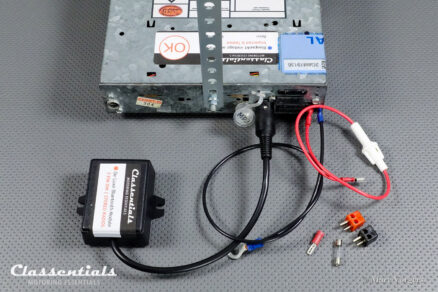 SOLD to Sweden: BLAUPUNKT FRANKFURT STEREO SUPER ARIMAT 18 Watt HIGH-END Vintage Original Auto Radio for Mercedes-Benz and ALL Classic Cars with 1-DIN Radio Aperture 1978 - 1985, Including Classentials Deluxe Stereo Bluetooth Module! - Image 10