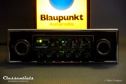 SOLD to Sweden: BLAUPUNKT FRANKFURT STEREO SUPER ARIMAT 18 Watt HIGH-END Vintage Original Auto Radio for Mercedes-Benz and ALL Classic Cars with 1-DIN Radio Aperture 1978 - 1985, Including Classentials Deluxe Stereo Bluetooth Module! - Image 11