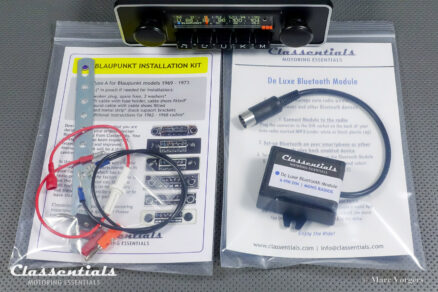 BLAUPUNKT MANNHEIM K Vintage Original Classic Car Universal Auto Radio for Cars Built between 1972 - 1982. Including 1-DIN Mount and Classentials Deluxe Bluetooth Module! - Image 3
