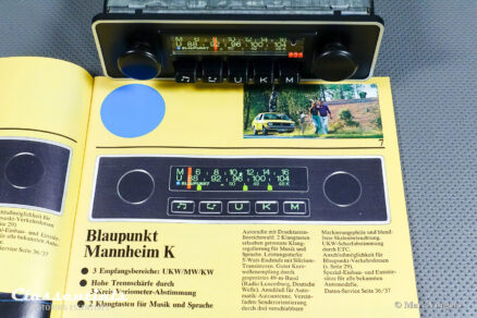 BLAUPUNKT MANNHEIM K Vintage Original Classic Car Universal Auto Radio for Cars Built between 1972 - 1982. Including 1-DIN Mount and Classentials Deluxe Bluetooth Module! - Image 13