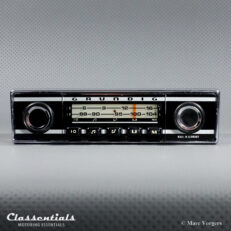 SOLD to the United States: GRUNDIG WELTKLANG WK 2003 Vintage Original Auto Radio for Light Sporty Cars Built between 1968 – 1975. Including Classentials Deluxe Bluetooth Module!