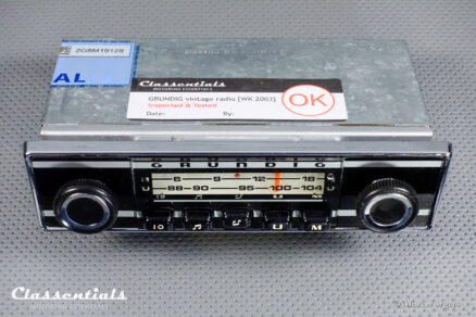 SOLD to the United States: GRUNDIG WELTKLANG WK 2003 Vintage Original Auto Radio for Light Sporty Cars Built between 1968 – 1975. Including Classentials Deluxe Bluetooth Module! - Image 5