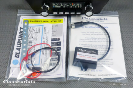 SOLD to the United States: BLAUPUNKT FRANKFURT STEREO 7632 Vintage Original Top-End Classic Car Auto Radio for BMW E12 5-Series 1972 - 1981, Including Classentials Deluxe Stereo Bluetooth Module! - Image 3