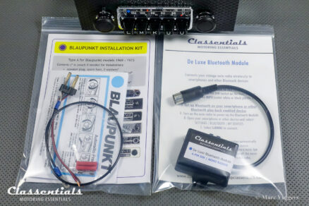 BUILT TO ORDER: BLAUPUNKT FRANKFURT High-End Vintage Original Auto Radio for Porsche 911 / 912 F-Series Cars 1968 - 1973, Including Classentials DeLuxe Bluetooth Module and Improved Dashboard Speaker! - Image 3