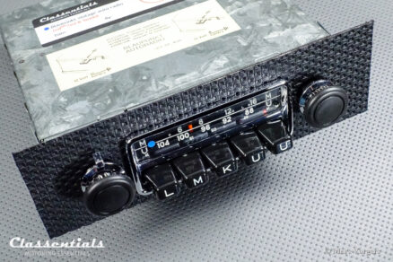 BUILT TO ORDER: BLAUPUNKT FRANKFURT High-End Vintage Original Auto Radio for Porsche 911 / 912 F-Series Cars 1968 - 1973, Including Classentials DeLuxe Bluetooth Module and Improved Dashboard Speaker! - Image 5