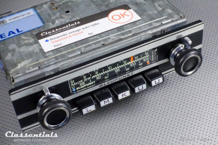 BLAUPUNKT FRANKFURT STEREO RALLYE 20W TOP-END Auto Radio SET for Classic Sports Cars Built from 1972 until 1980, Including Classentials DeLuxe Stereo Bluetooth Module! - Image 6