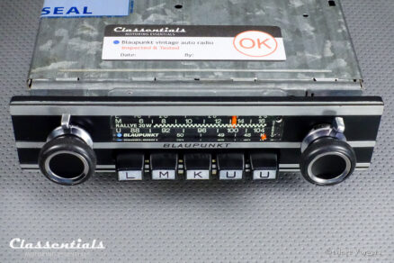 BLAUPUNKT FRANKFURT STEREO RALLYE 20W TOP-END Auto Radio SET for Classic Sports Cars Built from 1972 until 1980, Including Classentials DeLuxe Stereo Bluetooth Module! - Image 7