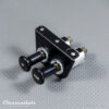 Vintage Original 1950s / 1960s Metal Dashboard Switch Panel with Two Switches for Auxiliary LR (Spot) and Fog Lamps