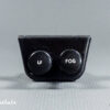 Vintage Original 1950s / 1960s Metal Dashboard Switch Panel with Two Switches for Auxiliary LR (Spot) and Fog Lamps - Image 2