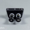 Vintage Original 1950s / 1960s Metal Dashboard Switch Panel with Two Switches for Auxiliary LR (Spot) and Fog Lamps - Image 6
