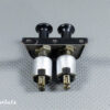 Vintage Original 1950s / 1960s Metal Dashboard Switch Panel with Two Switches for Auxiliary LR (Spot) and Fog Lamps - Image 7