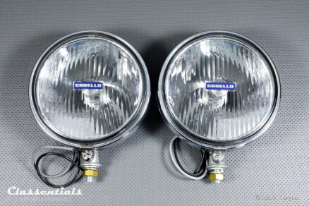 CARELLO PA160 MIRAGE Vintage Original Late 1960s, 1970s, Long-Range Spot Lamps, Alfa Romeo, BMW, Fiat, Lancia and Other Cars – Never Installed with Super Rare CLEAR Reflectors - Image 2