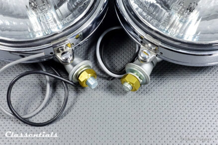 CARELLO PA160 MIRAGE Vintage Original Late 1960s, 1970s, Long-Range Spot Lamps, Alfa Romeo, BMW, Fiat, Lancia and Other Cars – Never Installed with Super Rare CLEAR Reflectors - Image 5