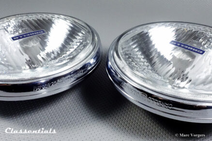 CARELLO PA160 MIRAGE Vintage Original Late 1960s, 1970s, Long-Range Spot Lamps, Alfa Romeo, BMW, Fiat, Lancia and Other Cars – Never Installed with Super Rare CLEAR Reflectors - Image 6