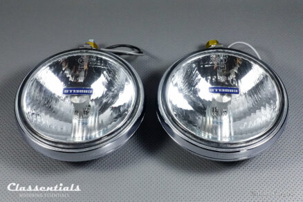 CARELLO PA160 MIRAGE Vintage Original Late 1960s, 1970s, Long-Range Spot Lamps, Alfa Romeo, BMW, Fiat, Lancia and Other Cars – Never Installed with Super Rare CLEAR Reflectors - Image 8