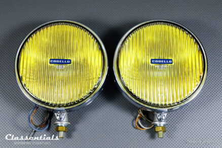 CARELLO PF160 MIRAGE Vintage Original 1960s Wide-Beam Fog / Cornering Lamps, Alfa Romeo, BMW, Fiat, Lancia and Other Cars – NEW OLD STOCK - One Lamp has a Blemish on the Chrome - Image 2