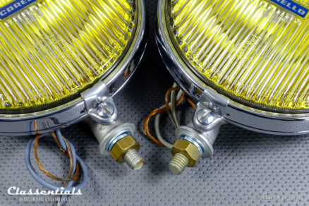 CARELLO PF160 MIRAGE Vintage Original 1960s Wide-Beam Fog / Cornering Lamps, Alfa Romeo, BMW, Fiat, Lancia and Other Cars – NEW OLD STOCK - One Lamp has a Blemish on the Chrome - Image 5