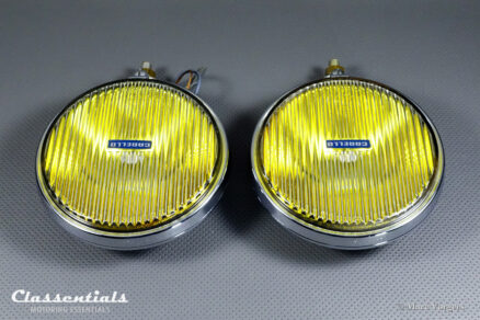 CARELLO PF160 MIRAGE Vintage Original 1960s Wide-Beam Fog / Cornering Lamps, Alfa Romeo, BMW, Fiat, Lancia and Other Cars – NEW OLD STOCK - One Lamp has a Blemish on the Chrome - Image 8