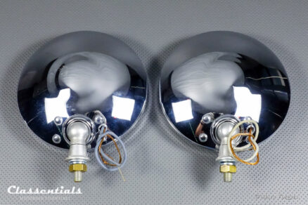 CARELLO PF160 MIRAGE Vintage Original 1960s Wide-Beam Fog / Cornering Lamps, Alfa Romeo, BMW, Fiat, Lancia and Other Cars – NEW OLD STOCK - One Lamp has a Blemish on the Chrome - Image 9