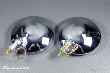 CARELLO PF160 MIRAGE Vintage Original 1960s Wide-Beam Fog / Cornering Lamps, Alfa Romeo, BMW, Fiat, Lancia and Other Cars – NEW OLD STOCK - One Lamp has a Blemish on the Chrome - Image 10