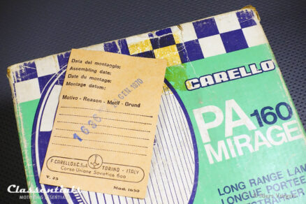 CARELLO PA160 MIRAGE Vintage Original 1970 Long-Range Spot Lamps, Alfa Romeo, BMW, Fiat, Lancia and Other Cars – NEW OLD STOCK - Image 20